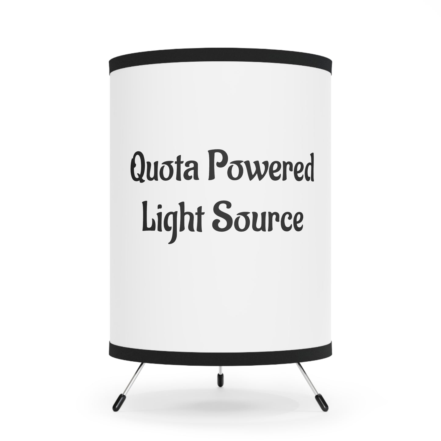 Creative Tripod Lamp with Quota Powered Light Source - Unique Home Décor