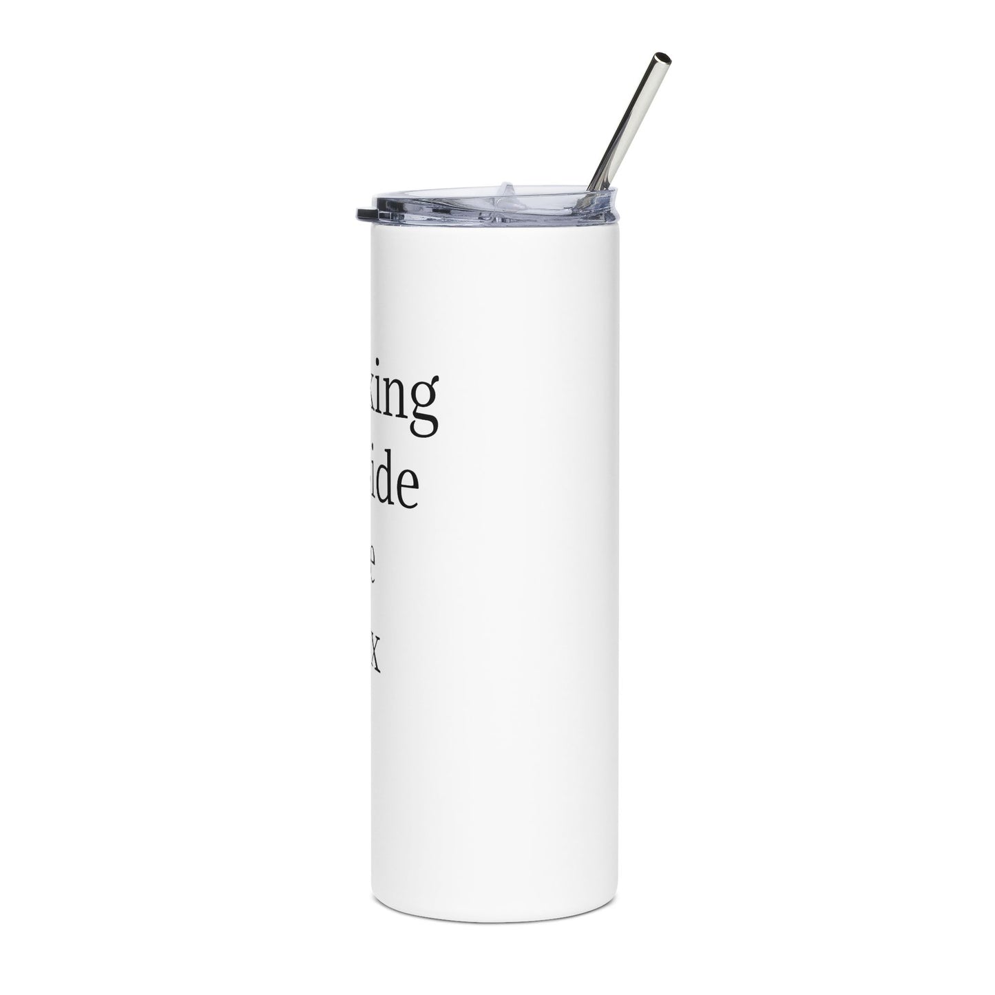 “Thinking Outside the Box” 20oz Tumbler with Straw - Sales Gift